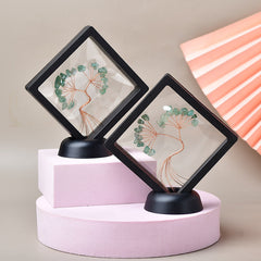 Natural Crystal Photo Frame Fortune Tree