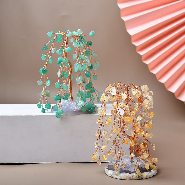Natural Crystal Christmas Tree Ornaments
