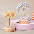 Natural White Crystal Tooth Crystal Fortune Tree
