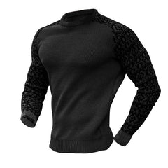 Men's Pullover Casual Long Sleeve Round Neck Sweater