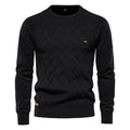 Men's Casual Solid Color Knitted Pullover