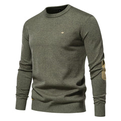 Men's Casual Crew Neck Pullover Knit Sweater