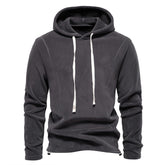 Men's Hooded Pullover with Drawstring Sweater