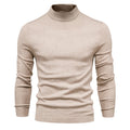 Men's Pollover Casual Knitted Crew Neck Sweatshirt