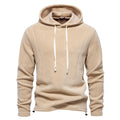 Men's Hooded Pullover with Drawstring Sweater