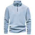 Men's Half-Stand Collar Sherpa Fleece Sweater