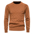 Men's Casual Solid Color Knitted Pullover