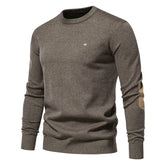 Men's Casual Crew Neck Pullover Knit Sweater