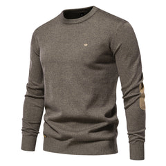 Men's Casual Crew Neck Pullover Knit Sweater