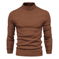 Men's Pollover Casual Knitted Crew Neck Sweatshirt
