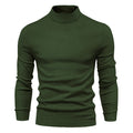 Men's Pollover Casual Knitted Crew Neck Sweatshirt