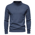Men's Pollover Casual Knitted Crew Neck Sweatshirt