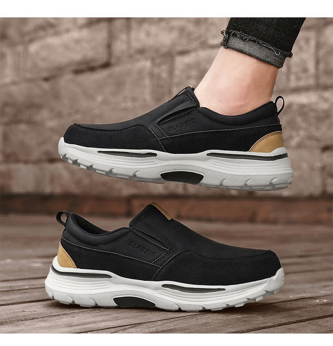 Mitchell Shoes Men's Pain Free Leather Comfortable Walking Shoes
