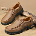 Mitchell Shoes New Men's Non-slip Walking Leather Lightweight Breathable Casual Loafers