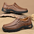Mitchell Shoes New Men's Non-slip Walking Leather Lightweight Breathable Casual Loafers