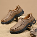 Mitchell Shoes New Men's Non-slip Walking Leather Lightweight Breathable Casual Loafers