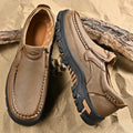 Mitchell Shoes New Men's Non-slip Walking Leather Lightweight Breathable Casual Loafers