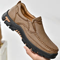 Mitchell Shoes New Men's Non-slip Walking Leather Lightweight Breathable Casual Loafers