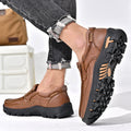 Mitchell Shoes New Men's Non-slip Walking Leather Lightweight Breathable Casual Loafers