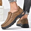 Mitchell Shoes New Men's Non-slip Walking Leather Lightweight Breathable Casual Loafers