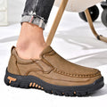 Mitchell Shoes New Men's Non-slip Walking Leather Lightweight Breathable Casual Loafers