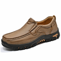 Mitchell Shoes New Men's Non-slip Walking Leather Lightweight Breathable Casual Loafers