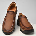 Mitchell Shoes Orthopedic Casual Genuine Leather Slip On Loafers