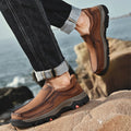 Mitchell Shoes Orthopedic Casual Genuine Leather Slip On Loafers