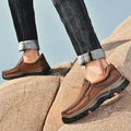 Mitchell Shoes Orthopedic Casual Genuine Leather Slip On Loafers