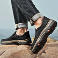 Mitchell Shoes Orthopedic Casual Genuine Leather Slip On Loafers