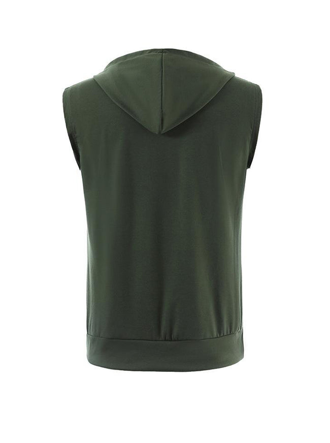 Ronald Hooded Sleeveless Tank Top
