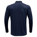 Men's Stand Collar Zip Solid Color Long Sleeve T-Shirt