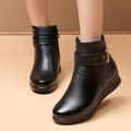 š„Last Day Promotion 50% OFF - Women's Metal Buckle Genuine Leather Wool Orthopedic Boots