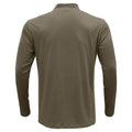 Men's Stand Collar Zip Solid Color Long Sleeve T-Shirt