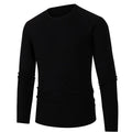 Men's Fashion Casual Crew Neck Raglan Sleeves Sweater