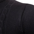 Men's Pullover Turtleneck Cable Basic Knit Sweater