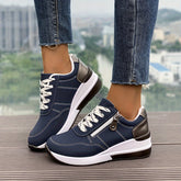 🔥Last Day Promotion 60% OFF - Women's Comfortable Side-Zip Thick-Sole Orthopaedic Sneakers
