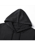 Ryan Drawstring Hooded High Low Hem Tank Top