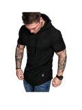 Men's Textured Solid Color High Quality Pullover Hoodies Soft Breathable