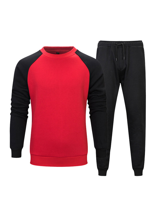 Terry Round Neck Sweater With Elastic Waist Sweatpants