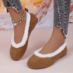 ð¥Last Day Promotion 50% OFF - Women's Fashion Soft Mary Jane Plush Flat Shoes