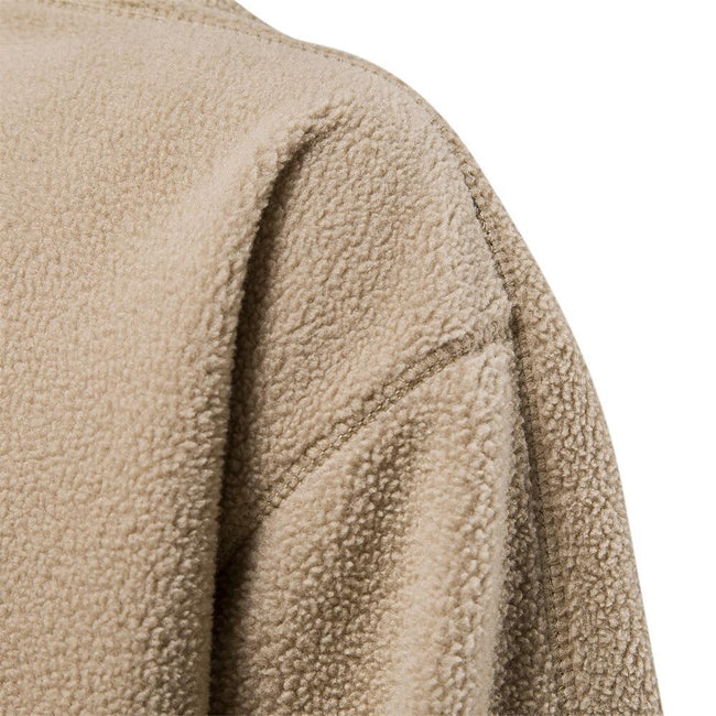 Men's Fleece Solid Color Shoulder Drop Pullover Sweatshirt
