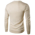 Men's Solid Color V-neck Knitted Cardigan