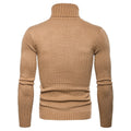 Men's Pullover Turtleneck Cable Basic Knit Sweater