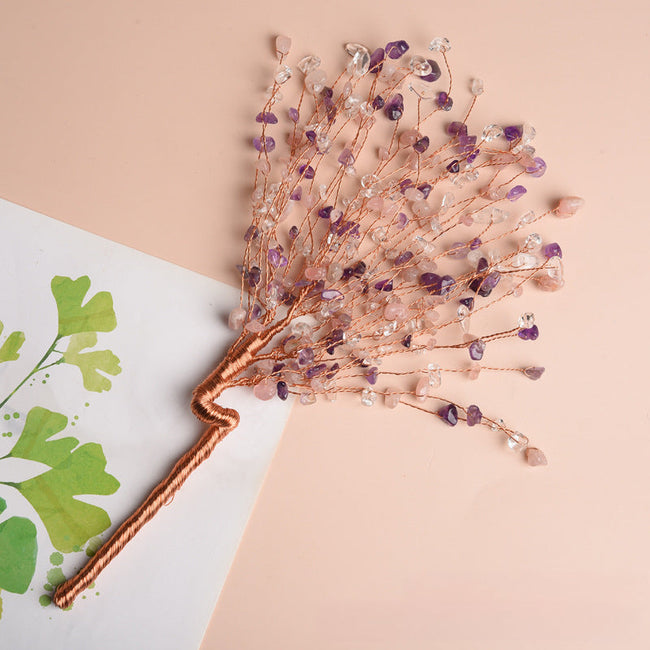 Natural Crystal Willow Fortune Tree