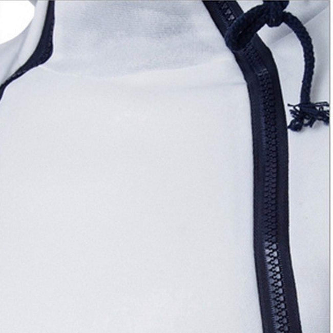 Men's Stand Collar Solid Color Zip Hoodies Sweatshirts