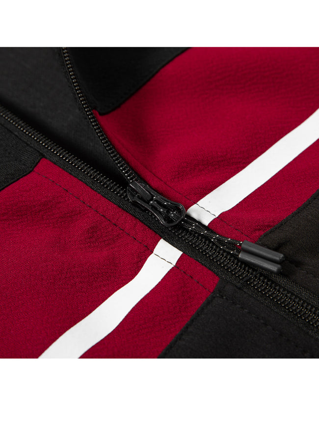 Jackson Stand Collar Sweatshirt With Elastic Waist Sweatpants