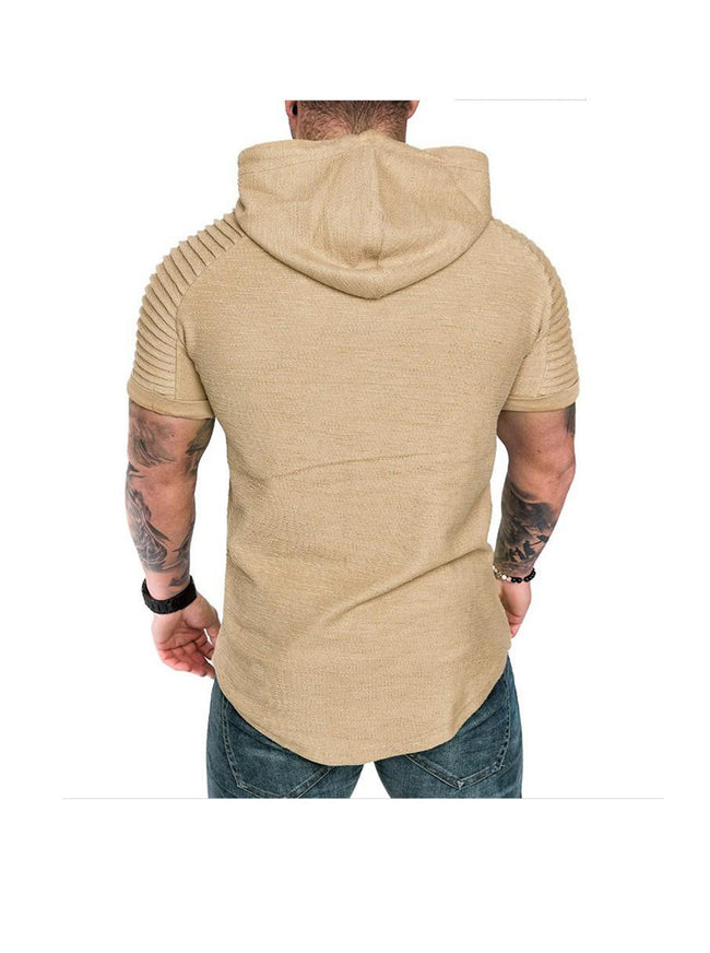 Zachary Short Sleeve Pullover Hoodies