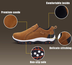 Men's Good arch support Outdoor Breathable Lightweight Walking Slip On Sneakers
