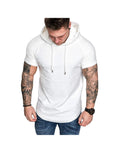 Zachary Short Sleeve Pullover Hoodies